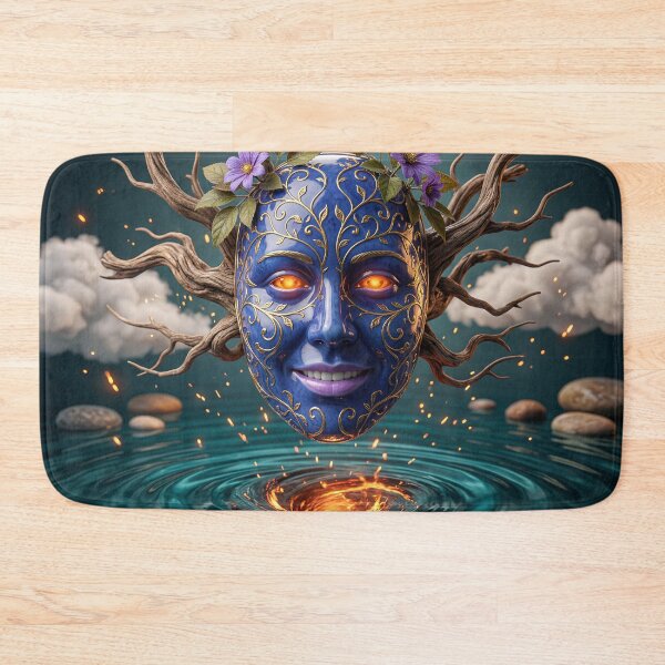Item preview, Surreal portrait of a floating ornate mask designed and sold by Lefteris Betsis.