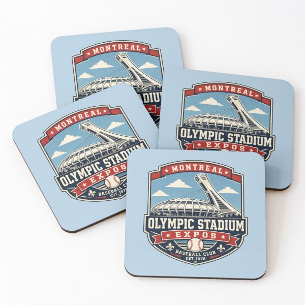 Item preview, Montreal Olympic Stadium Vintage Baseball Badge, Retro Expos Ballpark Design designed and sold by GhostDawgs.