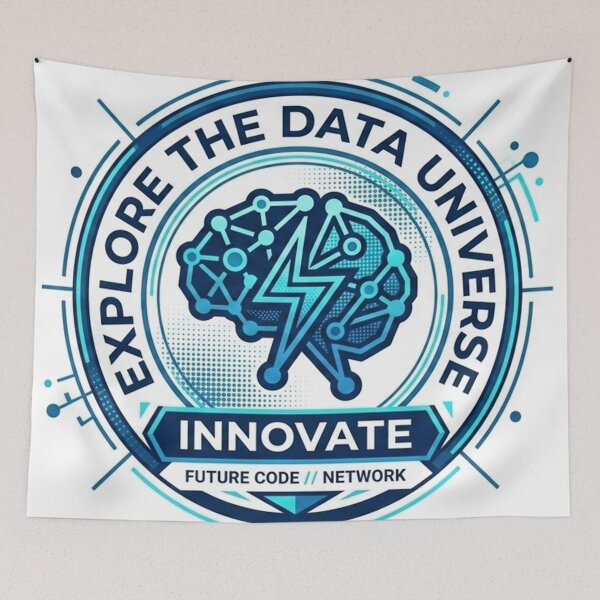 Item preview, Explore The Data Universe Innovate Future Code Network designed and sold by Owcomm.