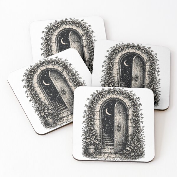 Item preview, The Door to Midnight designed and sold by InkWanderStudio.