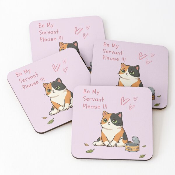 Item preview, Cute Demanding Cat - Be My Servant Please - Funny Cat Owner Gift designed and sold by RealCuties.