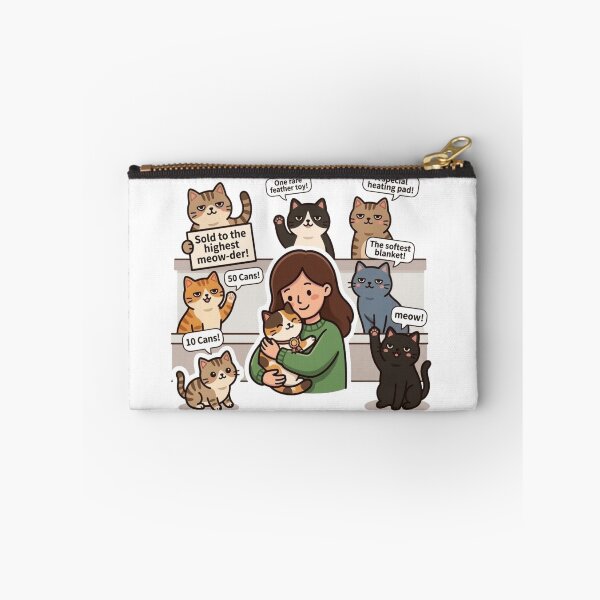 Item preview, Funny Cat Auction Shirt – Sold to the Highest Meowder – Cute Cat Lover Gift designed and sold by RealCuties.
