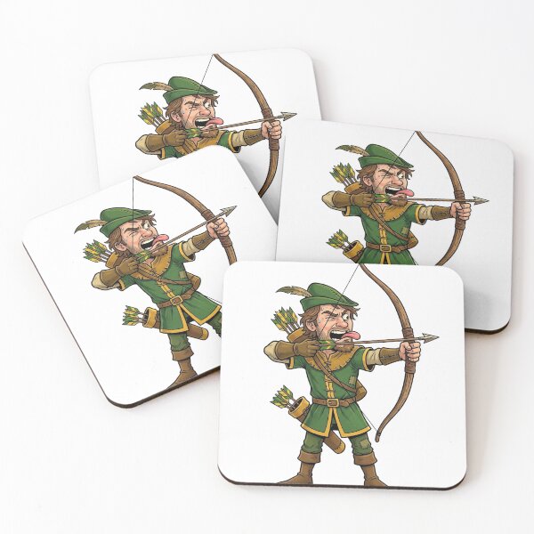 Item preview, Barebow Archer Funny Cartoon Illustration T-Shirt designed and sold by NoSightsNoRules.