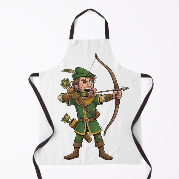 Item preview, Barebow Archer Funny Cartoon Illustration T-Shirt designed and sold by NoSightsNoRules.