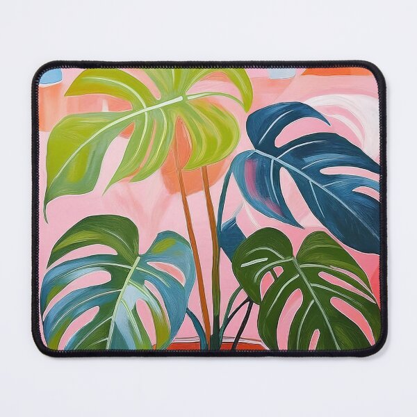 Item preview, Painting colorful monstera plant in pot  designed and sold by TYA - Take Your Art.