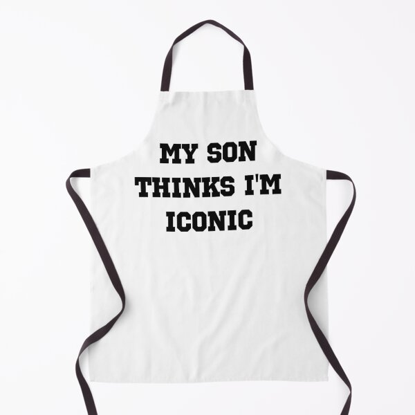 Item preview, My Son Thinks I’m Iconic – Sporty Minimal Mom Statement designed and sold by EmeraldeaArt.