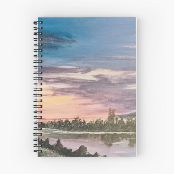 Item preview, Sunset over a slow moving River designed and sold by vickywells.