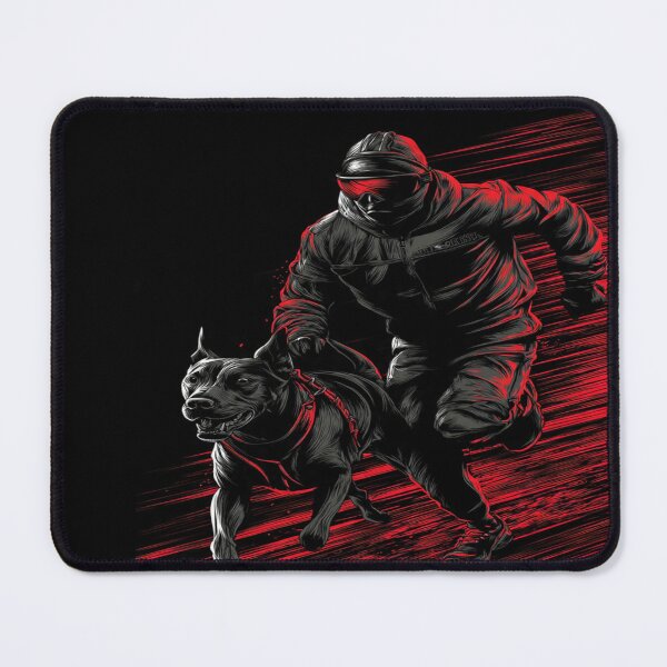 Item preview, Canicross Sprint Explosion – Red & Black Energy Burst Athletic Motion Design designed and sold by karimahmed84.