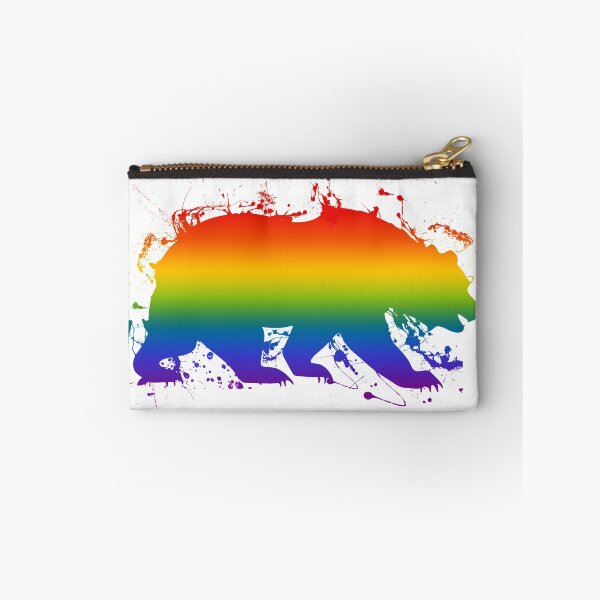 Item preview, Gay Bear Pride - LGBT Flag Bear Paint Splatter designed and sold by Sleazoid.