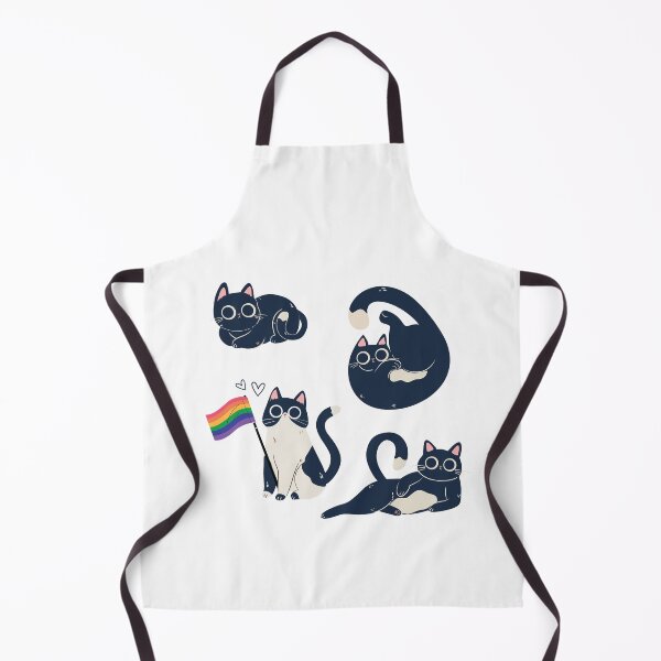 Item preview, Funny Adorable Black Cat Pattern designed and sold by moodboardhaven.