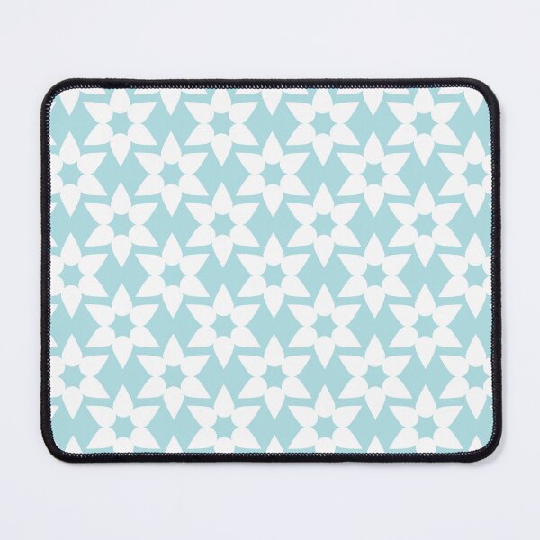 Item preview, Powder blue & white floral pattern designed and sold by Mint + Midnight.