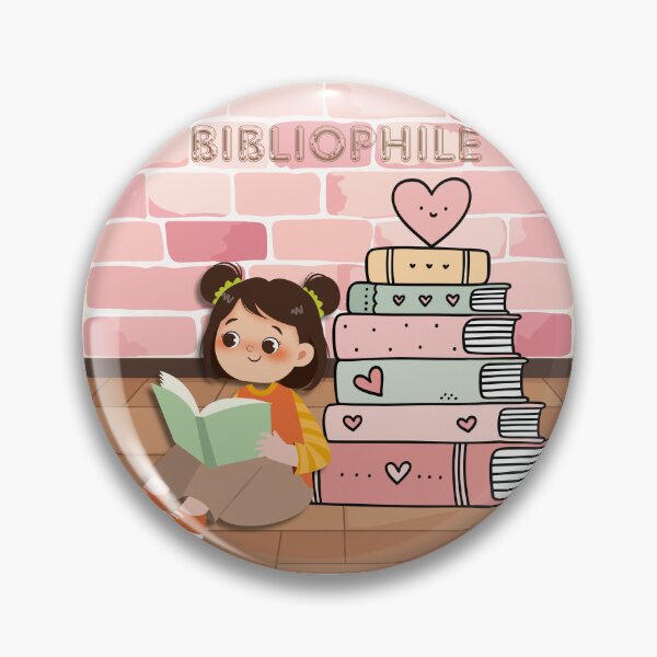 Item preview, Cute Girl Reading Books Love Bibliophile Art designed and sold by Cutethings3.