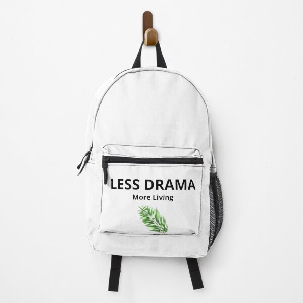 Item preview, Less Drama More Living – Minimalist Lifestyle Quote (Dark Text) designed and sold by FreshLineArts.