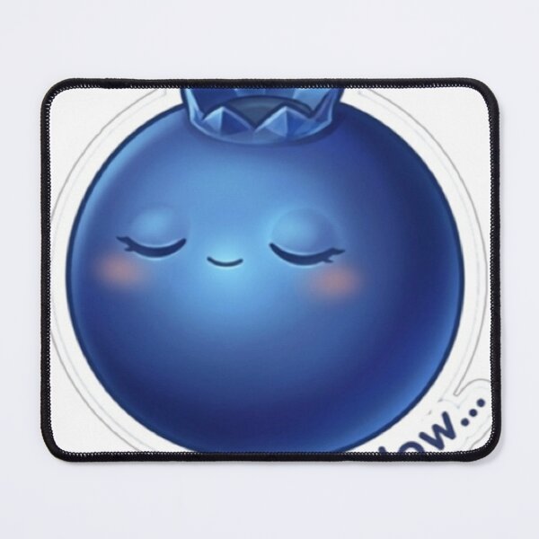 Item preview, Blueberry “Slow…” Kawaii Sticker – Calm Minimal Aesthetic designed and sold by Dakochaaan.