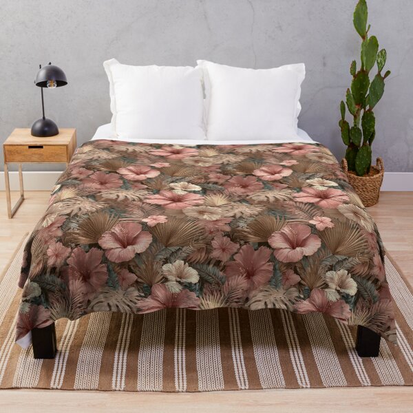 Item preview, Trendy Tropical Floral Texture  - Birthday Flower Print  - Sympathy Gifts designed and sold by RoyalStarsPatts.