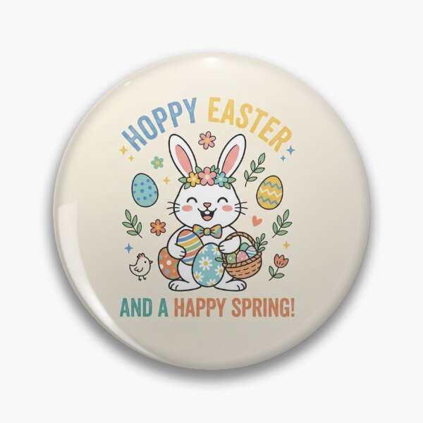 Item preview, Hoppy Easter and a Happy Spring! Cute Bunny designed and sold by Owcomm.