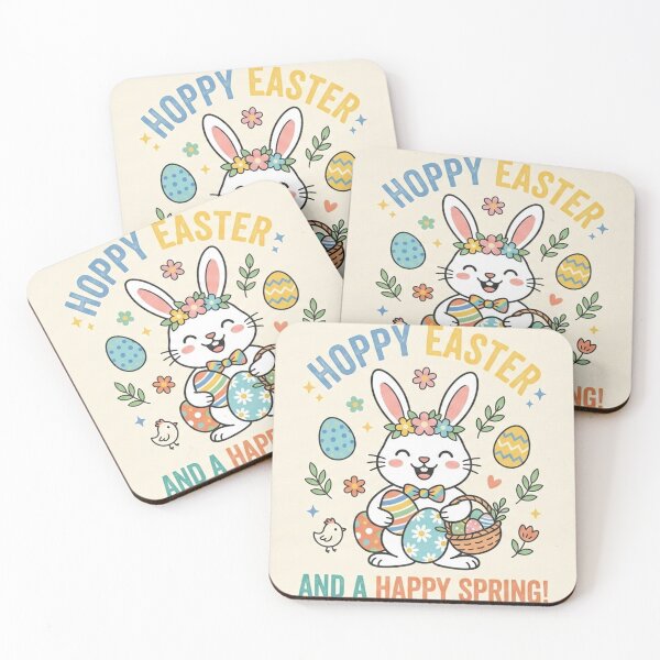 Item preview, Hoppy Easter and a Happy Spring! Cute Bunny designed and sold by Owcomm.