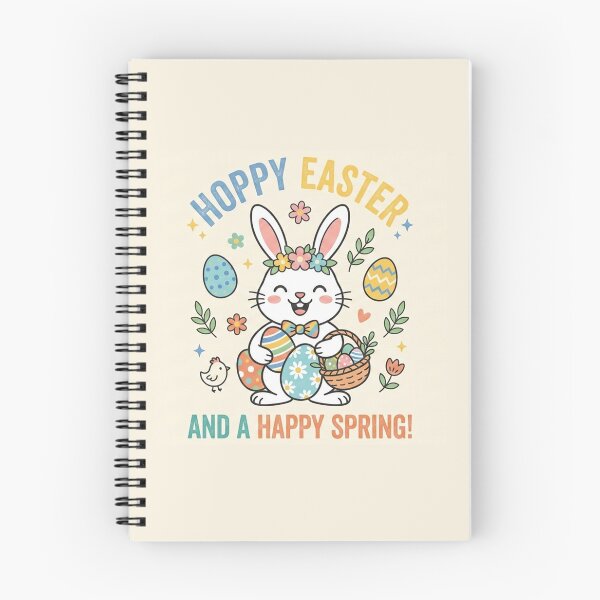 Item preview, Hoppy Easter and a Happy Spring! Cute Bunny designed and sold by Owcomm.