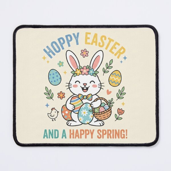 Item preview, Hoppy Easter and a Happy Spring! Cute Bunny designed and sold by Owcomm.