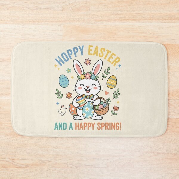 Item preview, Hoppy Easter and a Happy Spring! Cute Bunny designed and sold by Owcomm.