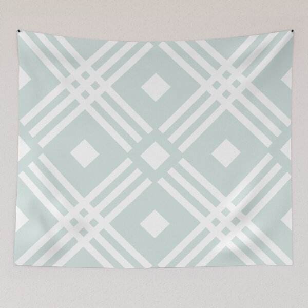 Item preview, Porcelain blue & white geometric pattern designed and sold by Mint + Midnight.