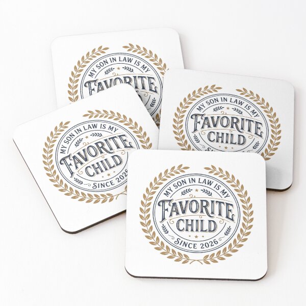 Item preview, My Son In Law Is My Favorite Child Badge Style Family designed and sold by Im-Ara.