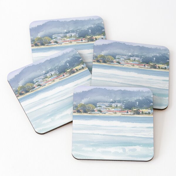 Item preview, Watercolor Ocean Waves – Coastal Wall Art, Beach Wave Painting, Monterey California Seascape designed and sold by Tempraneo Photo.