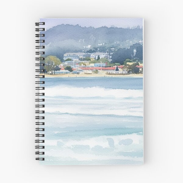 Item preview, Watercolor Ocean Waves – Coastal Wall Art, Beach Wave Painting, Monterey California Seascape designed and sold by Tempraneo Photo.