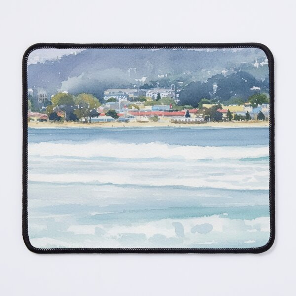 Item preview, Watercolor Ocean Waves – Coastal Wall Art, Beach Wave Painting, Monterey California Seascape designed and sold by Tempraneo Photo.