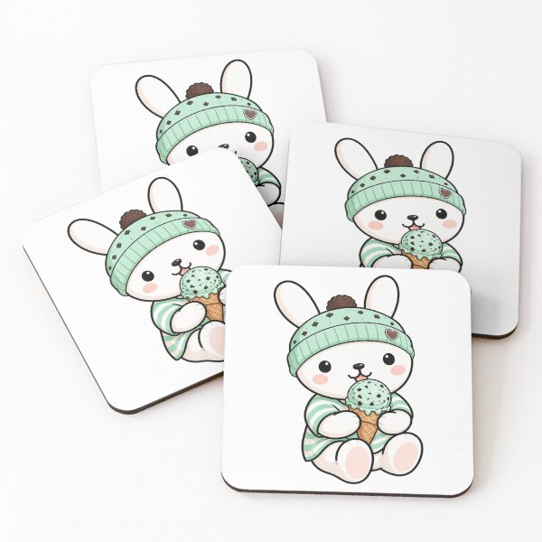 Item preview, Eunto the Mint Choco Bunny Ice Cream Lover designed and sold by Orangeman52.
