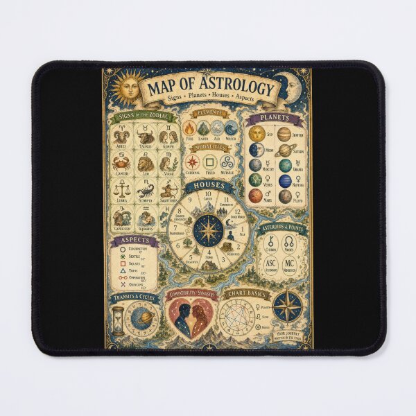 Item preview, Celestial Astrology Map designed and sold by MagicStrawberry.