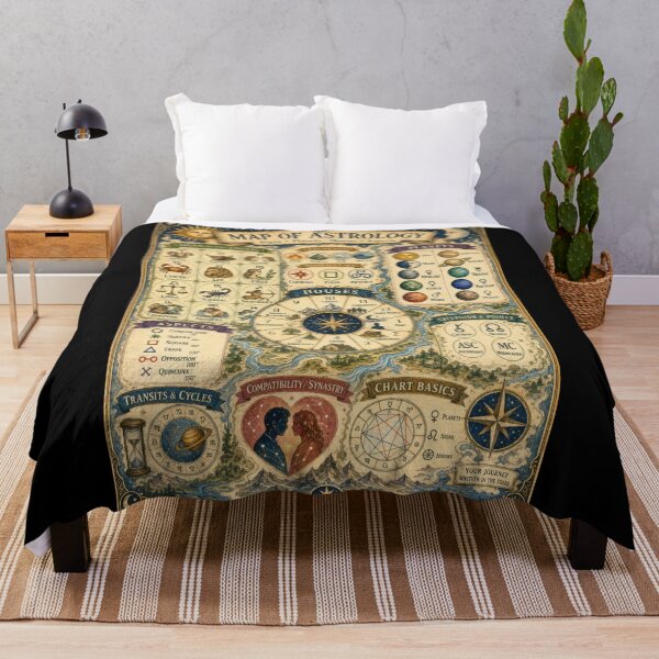 Item preview, Celestial Astrology Map designed and sold by MagicStrawberry.