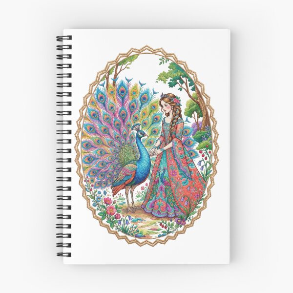 Item preview, The Princess and the Beautiful Peacock designed and sold by PP&RAINBOW SHOP.