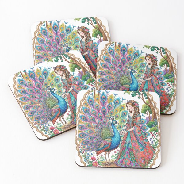 Item preview, The Princess and the Beautiful Peacock designed and sold by PP&RAINBOW SHOP.