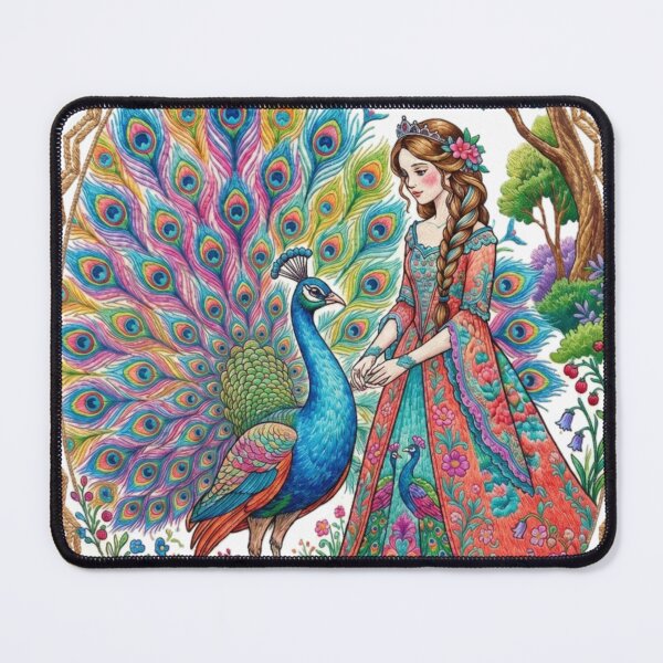 Item preview, The Princess and the Beautiful Peacock designed and sold by PP&RAINBOW SHOP.
