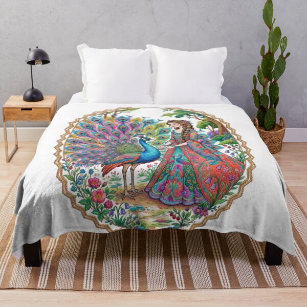 Item preview, The Princess and the Beautiful Peacock designed and sold by PP&RAINBOW SHOP.