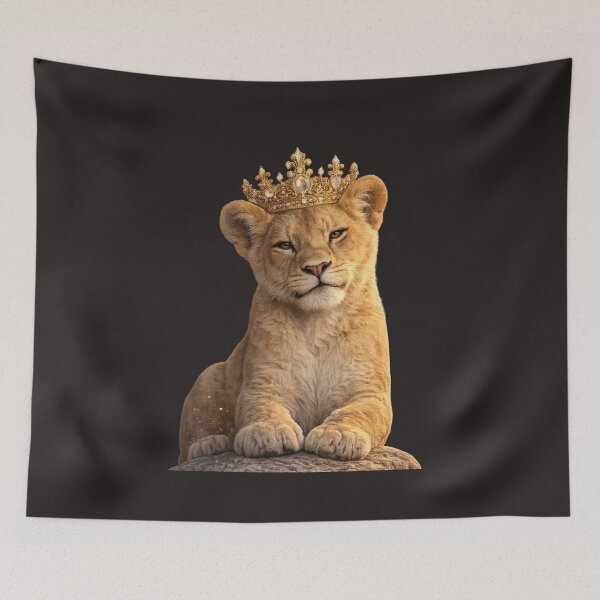 Item preview, Royal Lion Golden Crown. designed and sold by Nika Art Studio.