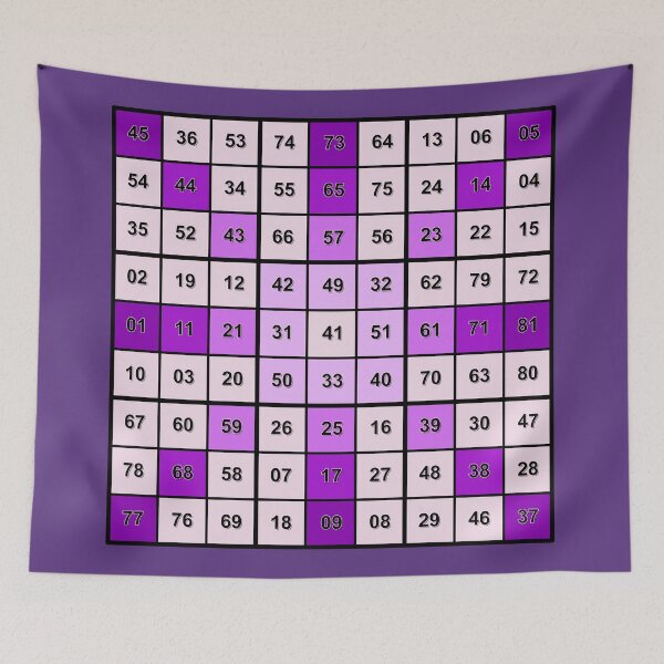 Item preview, PalmPrints Magic Square 9x9 PU designed and sold by palmprints.