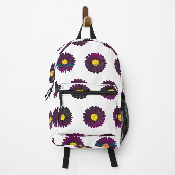 Item preview, Glitch Black Daisy Pattern – Gothic Floral Retro Print designed and sold by Glitch Ink.
