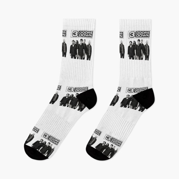 Item preview, 3 Doors Down Band and Logo Black & White designed and sold by Aidangilly02.