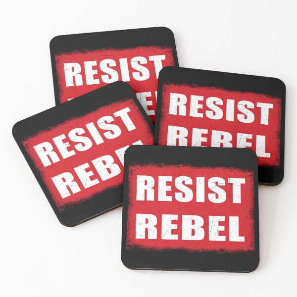 Item preview, Protest – Peace, Democracy & Resistance Resist Rebel designed and sold by PetsArt.