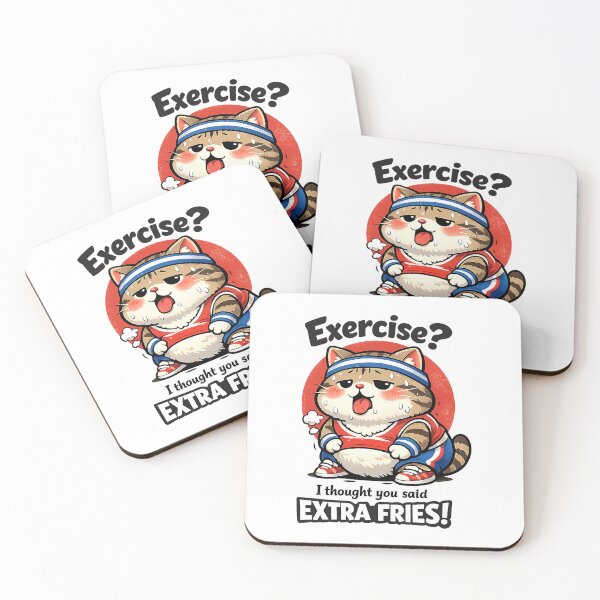 Item preview, Exercise? I Thought You Said Extra Fries designed and sold by AlvelinaCP.