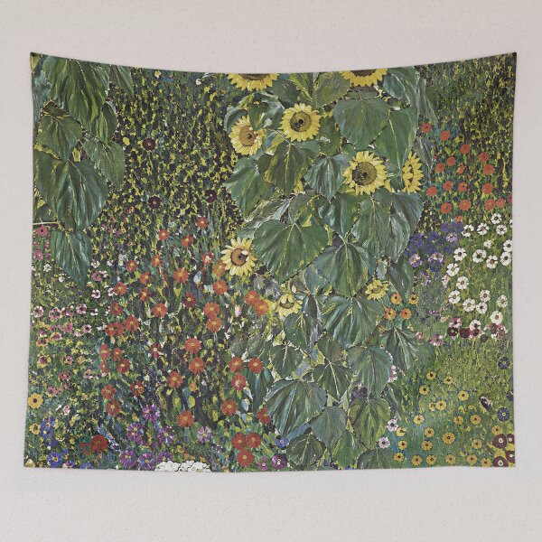 Item preview, Gustav Klimt Flower Garden designed and sold by maniacfitness.