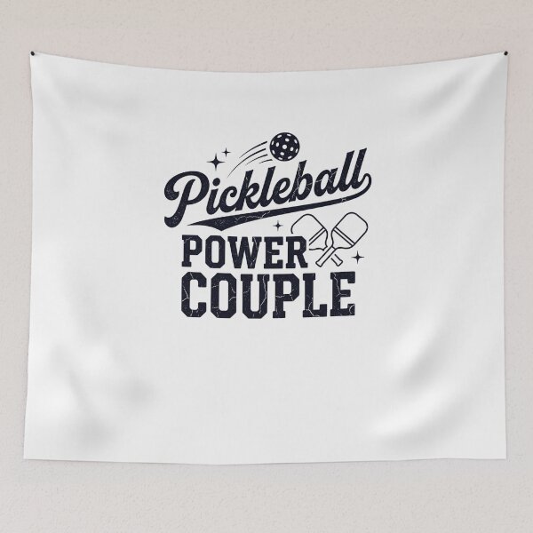 Item preview, Pickleball POWER COUPLE Distressed Paddles Ball designed and sold by snowry.
