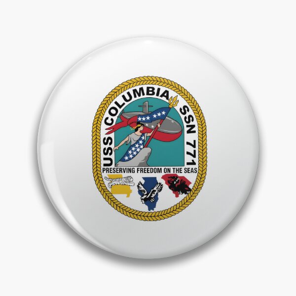Item preview, The Official Crest of USS Columbia (SSN 771) designed and sold by CharlieDesings.