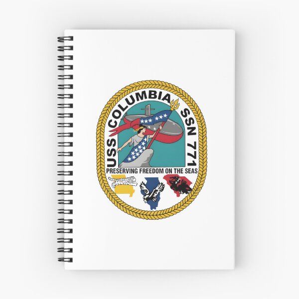 Item preview, The Official Crest of USS Columbia (SSN 771) designed and sold by CharlieDesings.