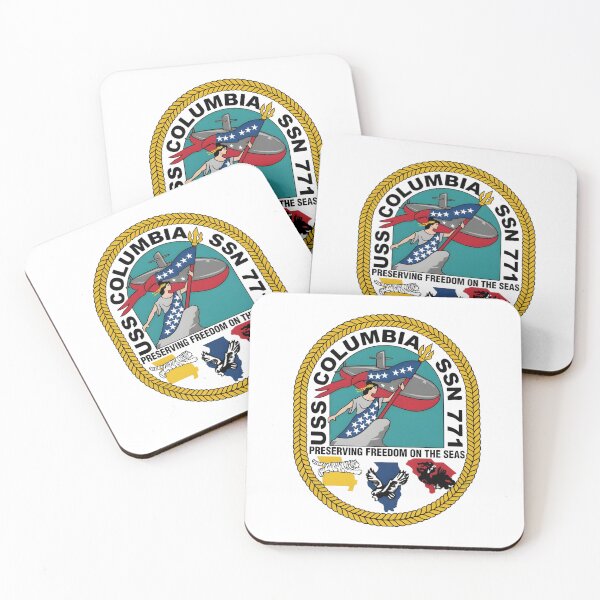 Item preview, The Official Crest of USS Columbia (SSN 771) designed and sold by CharlieDesings.