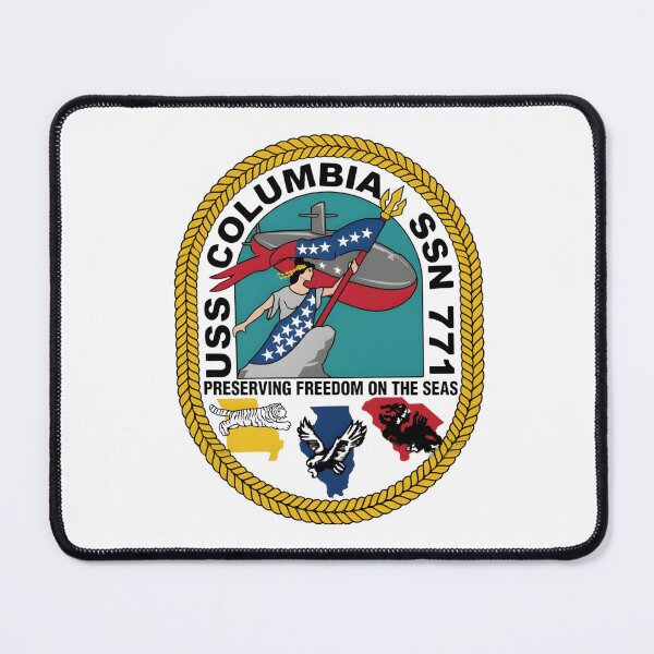 Item preview, The Official Crest of USS Columbia (SSN 771) designed and sold by CharlieDesings.