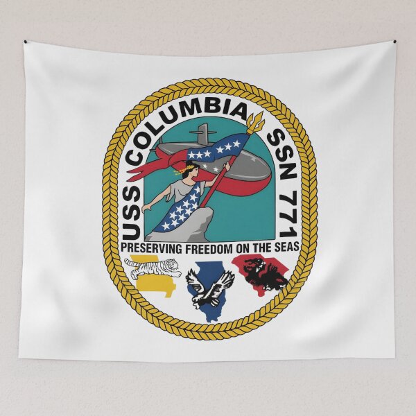 Item preview, The Official Crest of USS Columbia (SSN 771) designed and sold by CharlieDesings.
