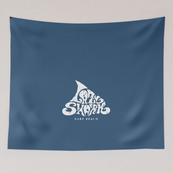 Item preview, lazy shark surf beach sixties used look fun shark fin designed and sold by Luzi Illustrella.
